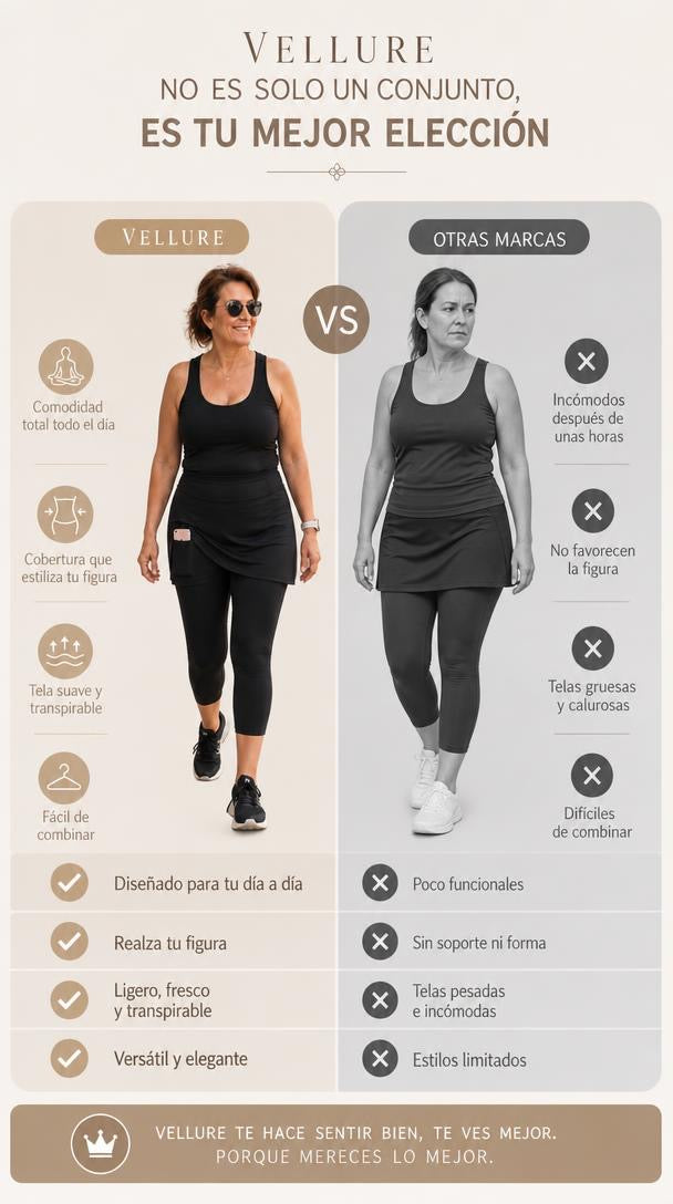 Falda-Legging Vellure — Comodidad con Cobertura